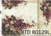 papier decoupage owoce, czerwone winogrona*Paper decoupage fruit, red grapes